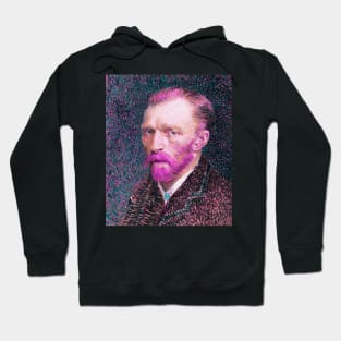 vaporwave aesthetic van gogh self portrait Hoodie